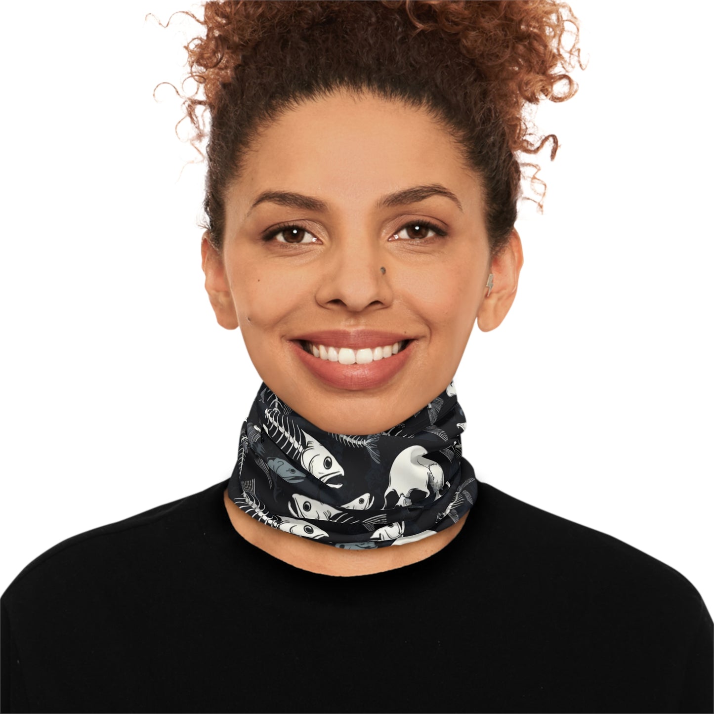 Fish Skeleton Lightweight Neck Gaiter
