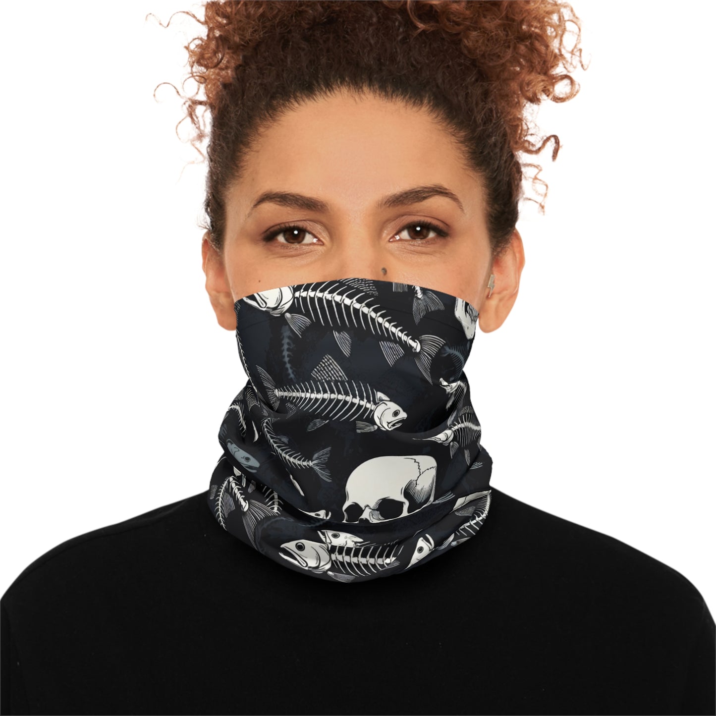 Fish Skeleton Lightweight Neck Gaiter