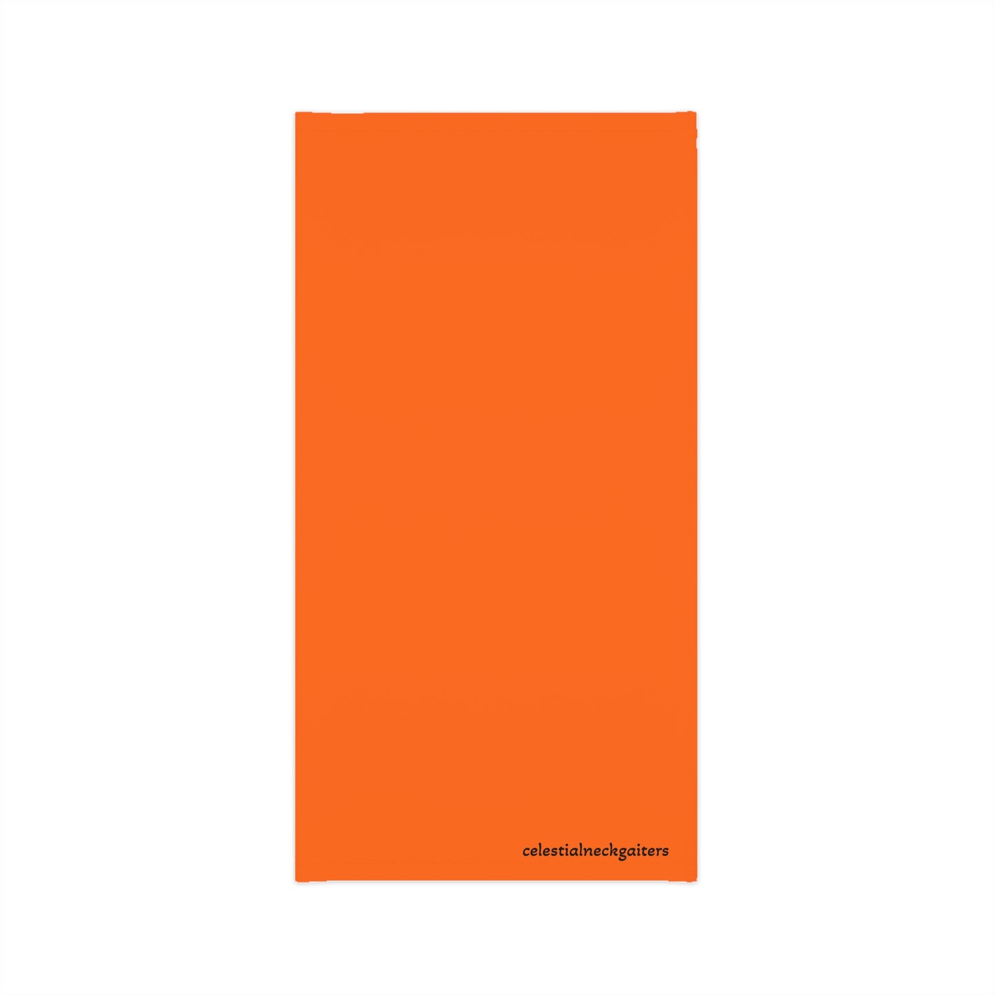 Bright Orange Solo Color Lightweight Neck Gaiter