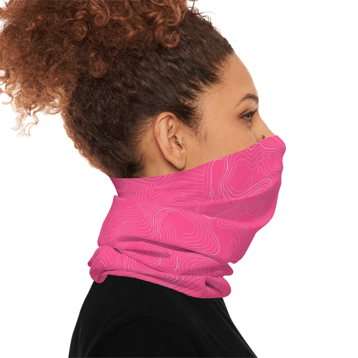 Pink Topo Lightweight Neck Gaiter