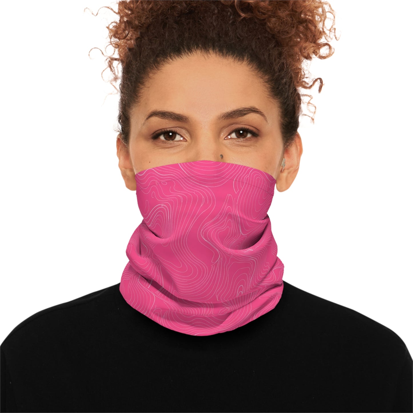 Pink Topo Lightweight Neck Gaiter