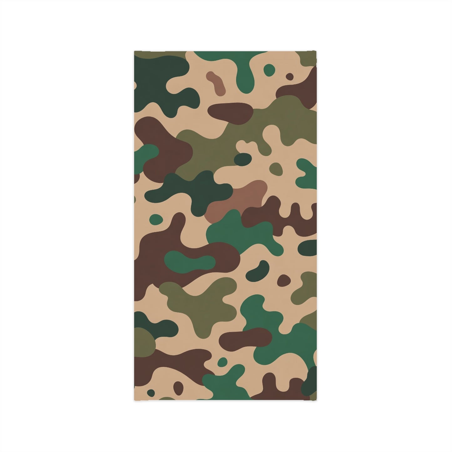 Brown and Green Camo Lightweight Neck Gaiter