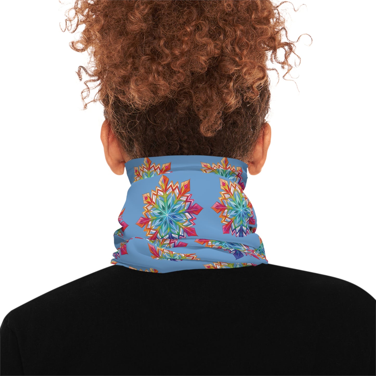 Rainbow SnowFlake Lightweight Neck Gaiter