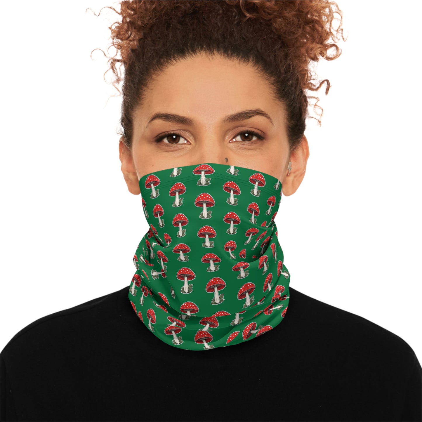 Christmas Amanita Mushroom Heavyweight Neck Gaiter