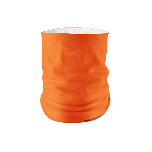 Bright Orange Solo Color Lightweight Neck Gaiter