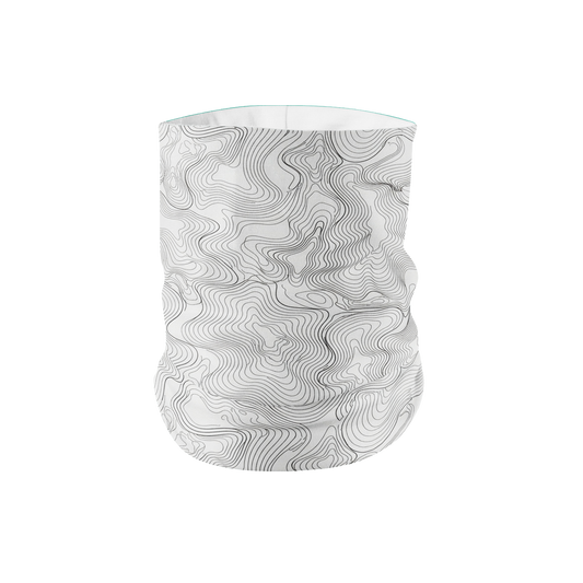 White Topo Lightweight Neck Gaiter