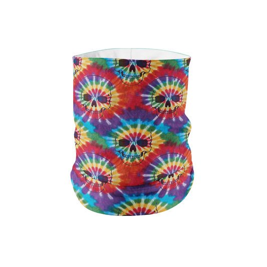 Skull Tie Dye Lightweight Neck Gaiter