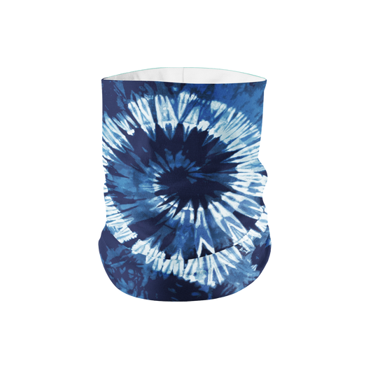 Blue Swirl Tie Dye Lightweight Neck Gaiter