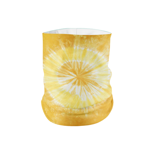 Yellow SwirlTie Dye Swirl Lightweight Neck Gaiter