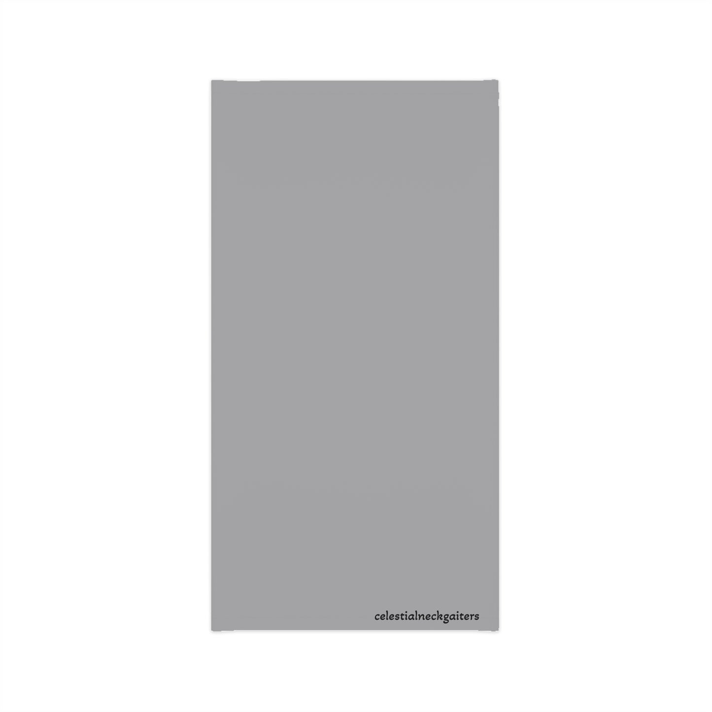 Grey Solo Color Midweight Neck Gaiter