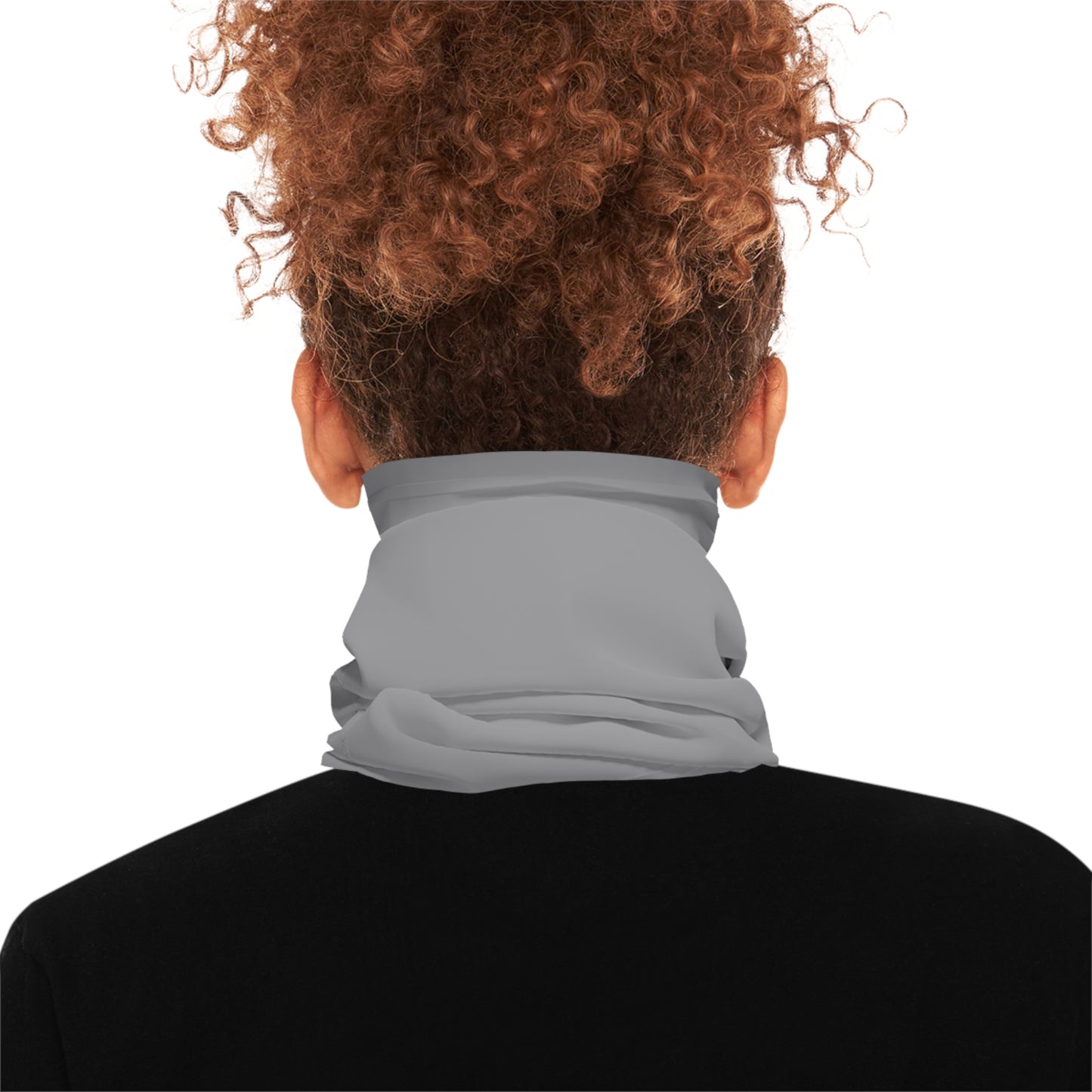 Grey Solo Color Midweight Neck Gaiter
