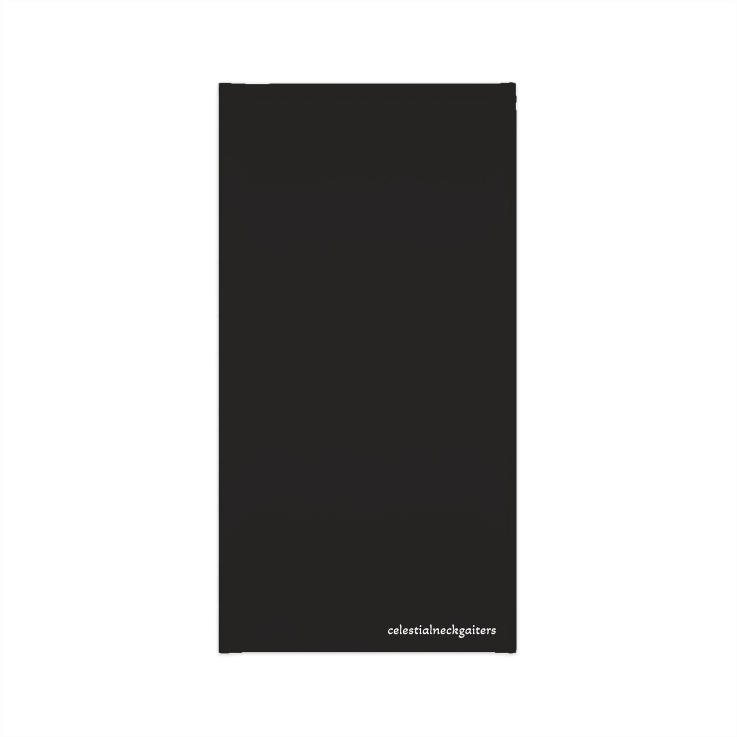 Black Solo Color Lightweight Neck Gaiter