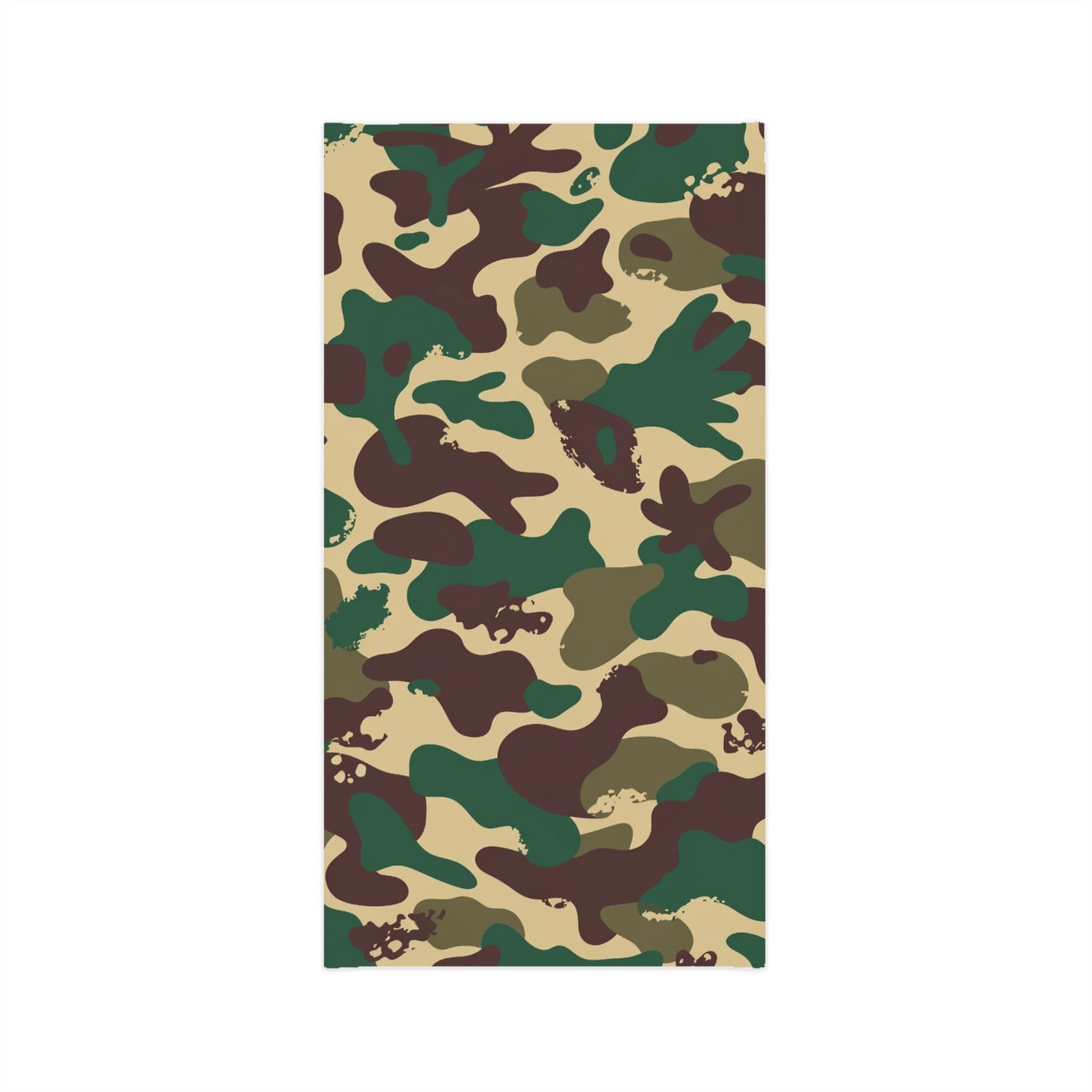 Green and Brown Camo Lightweight Neck Gaiter