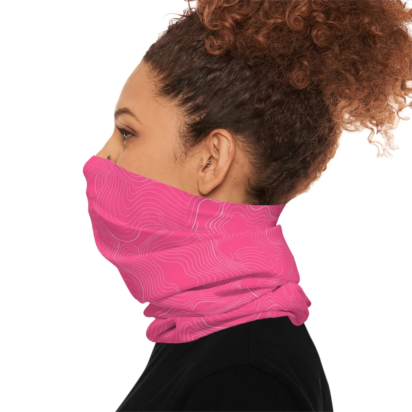 Pink Topo Lightweight Neck Gaiter