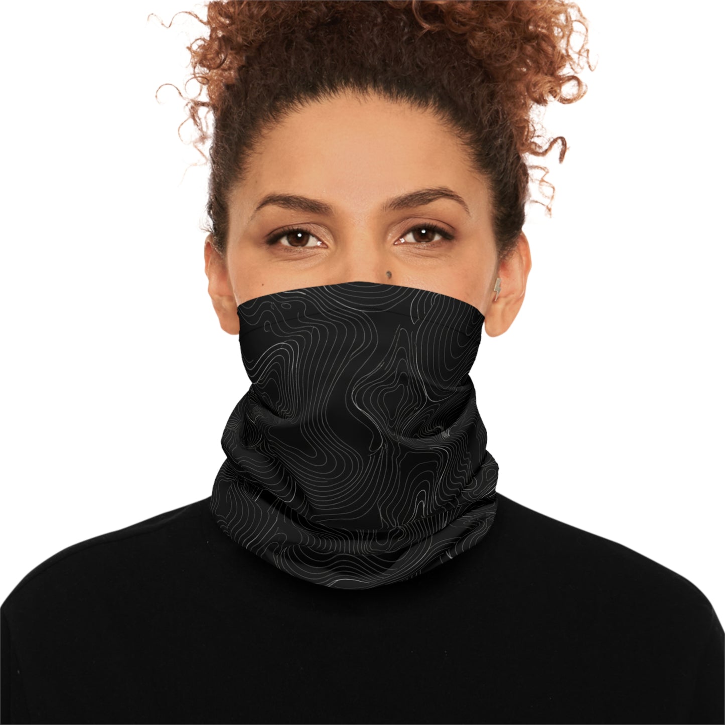 Black Topo Lightweight Neck Gaiter