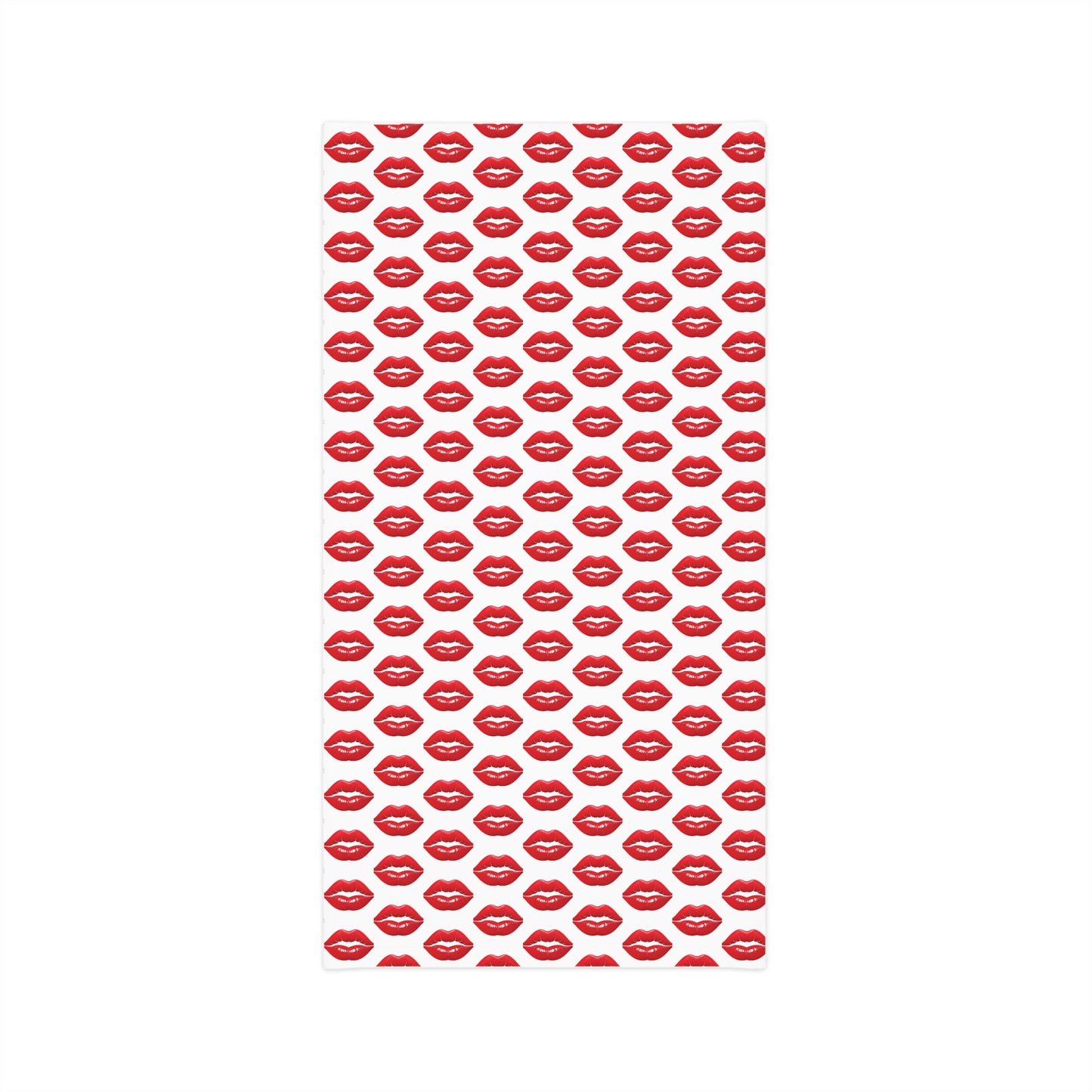 Red Lips White Background Lightweight Neck Gaiter