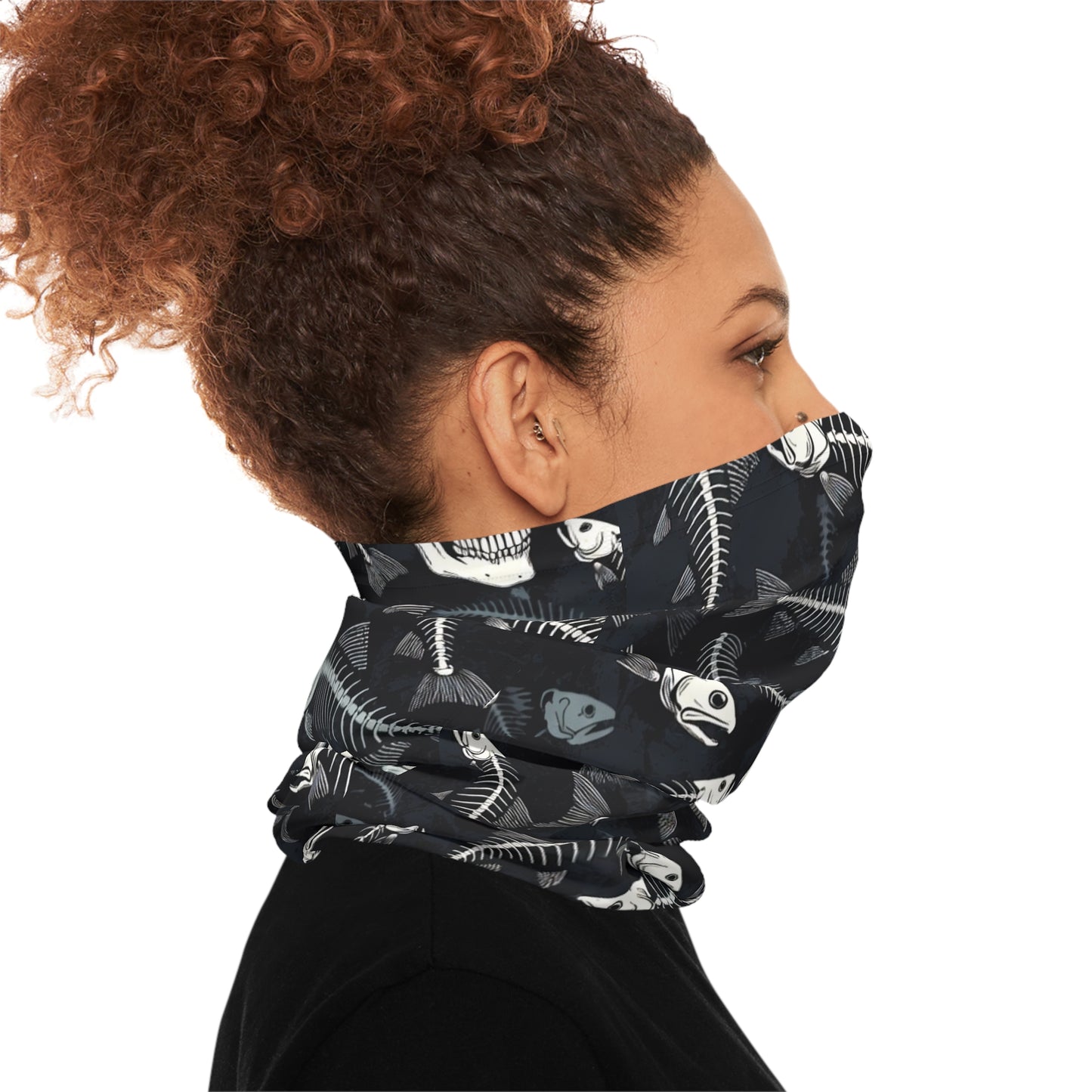 Fish Skeleton Lightweight Neck Gaiter