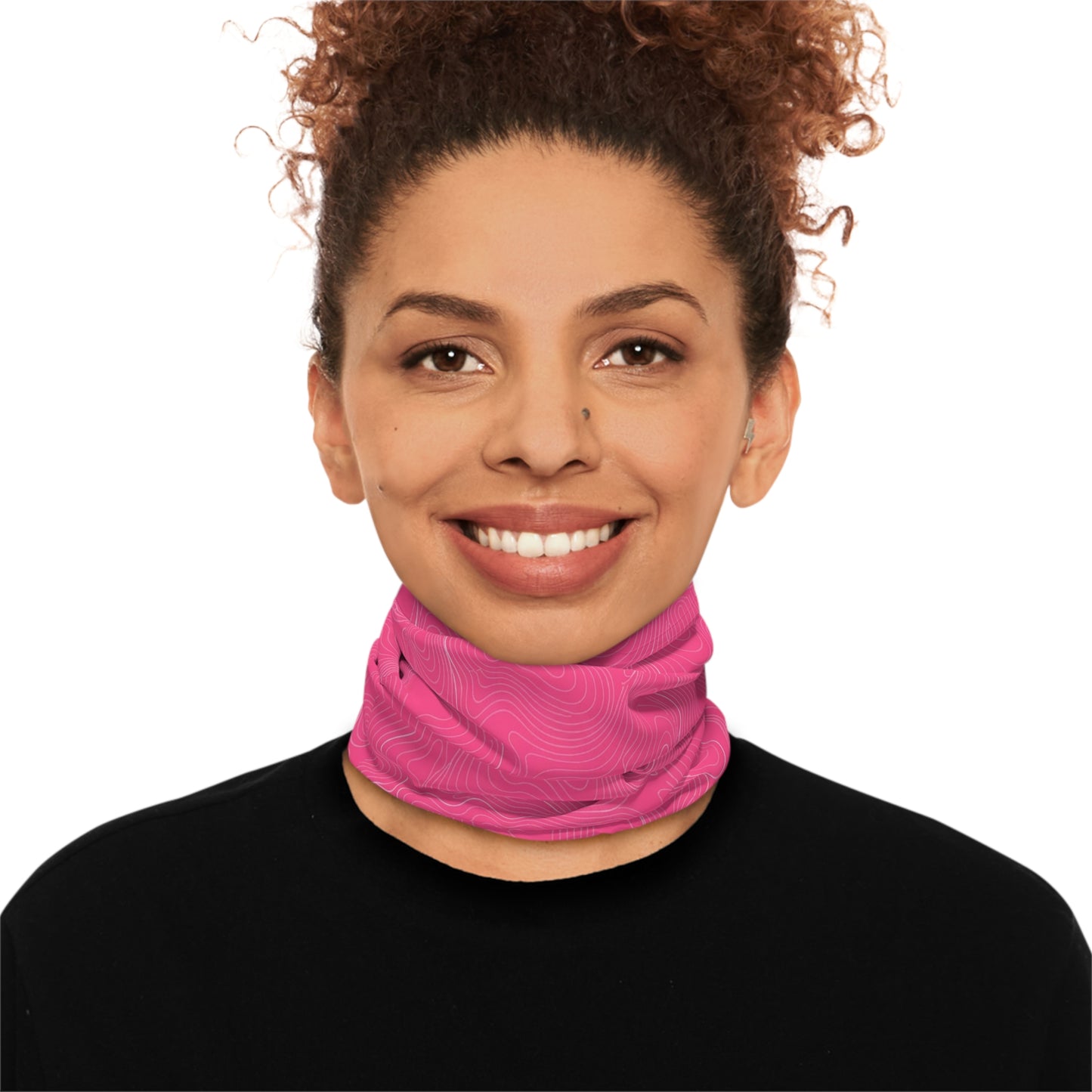 Pink Topo Lightweight Neck Gaiter