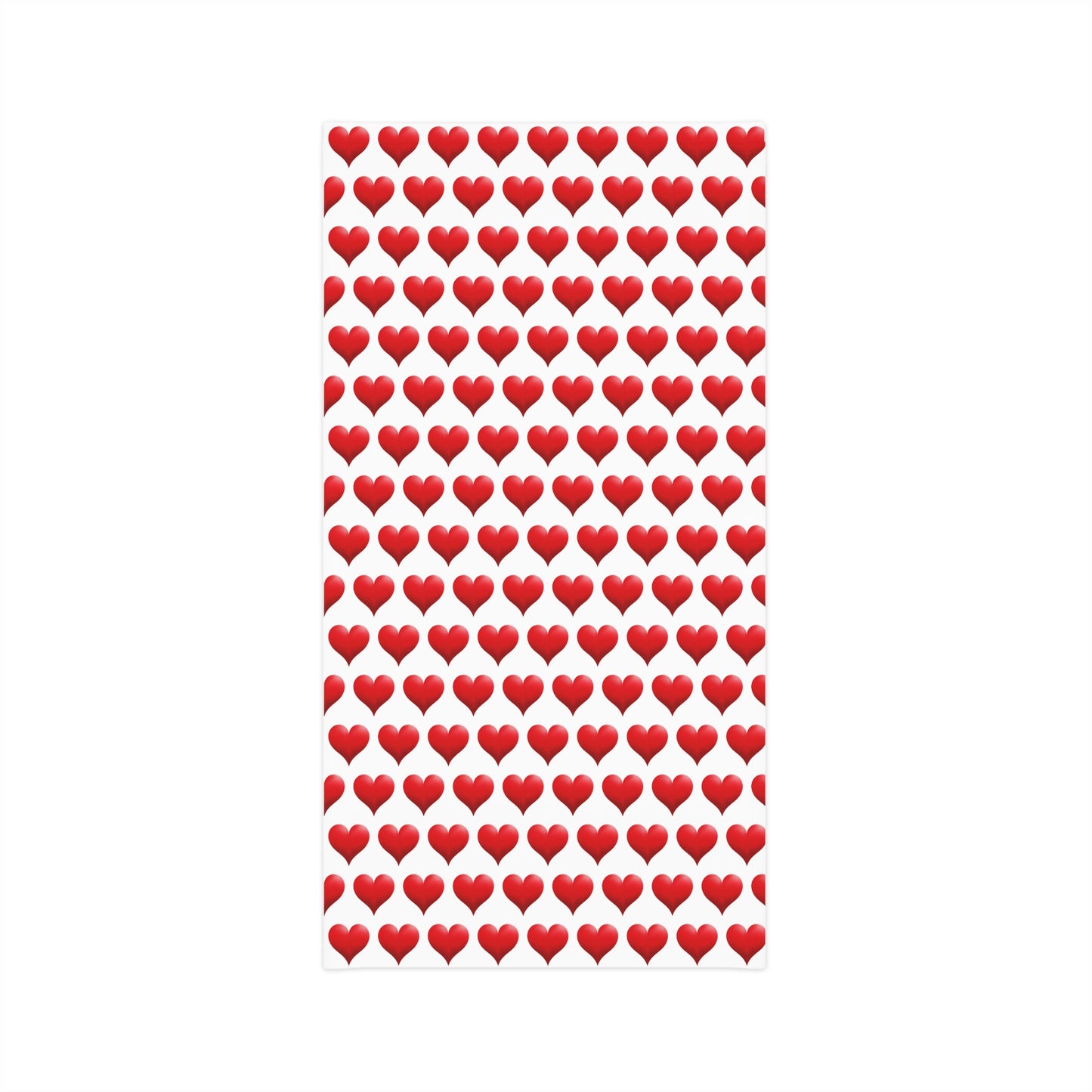 Red Hearts Pattern Lightweight Neck Gaiter