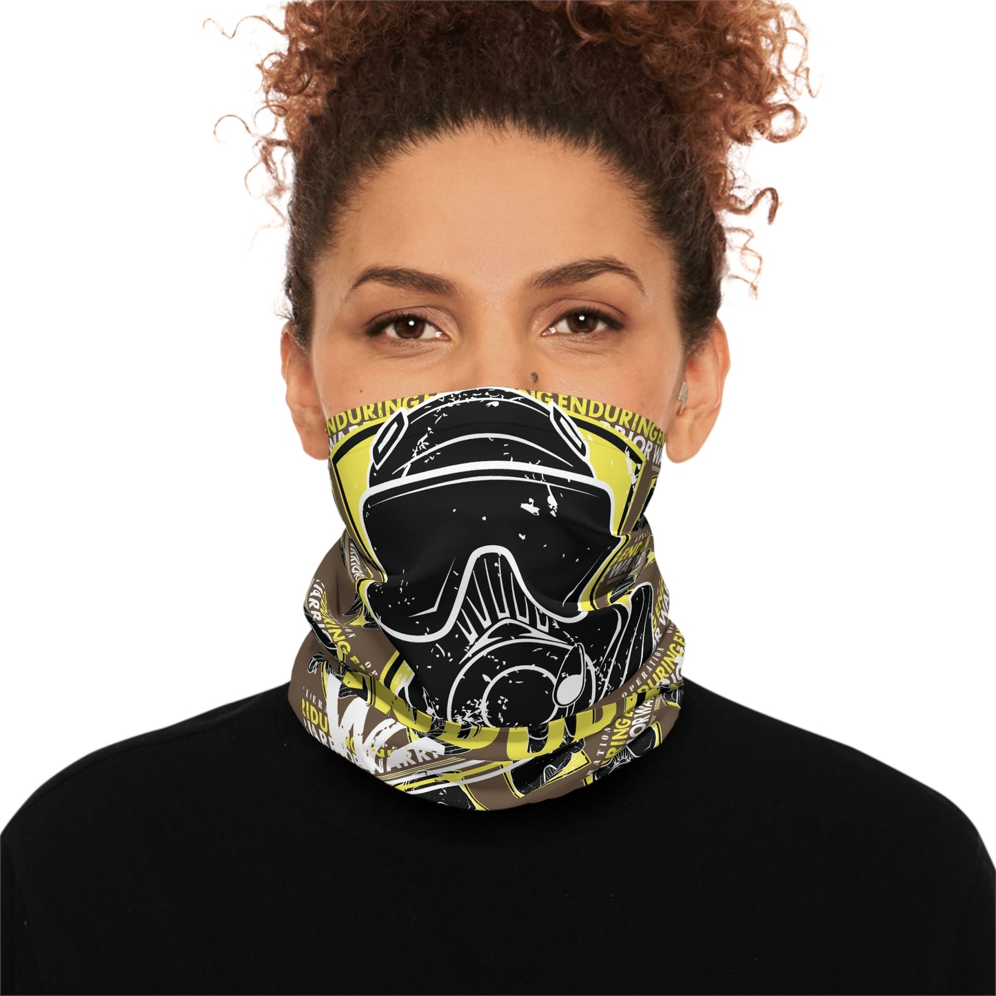 Brown Copy of Operation Enduring Warrior Lightweight Neck Gaiter