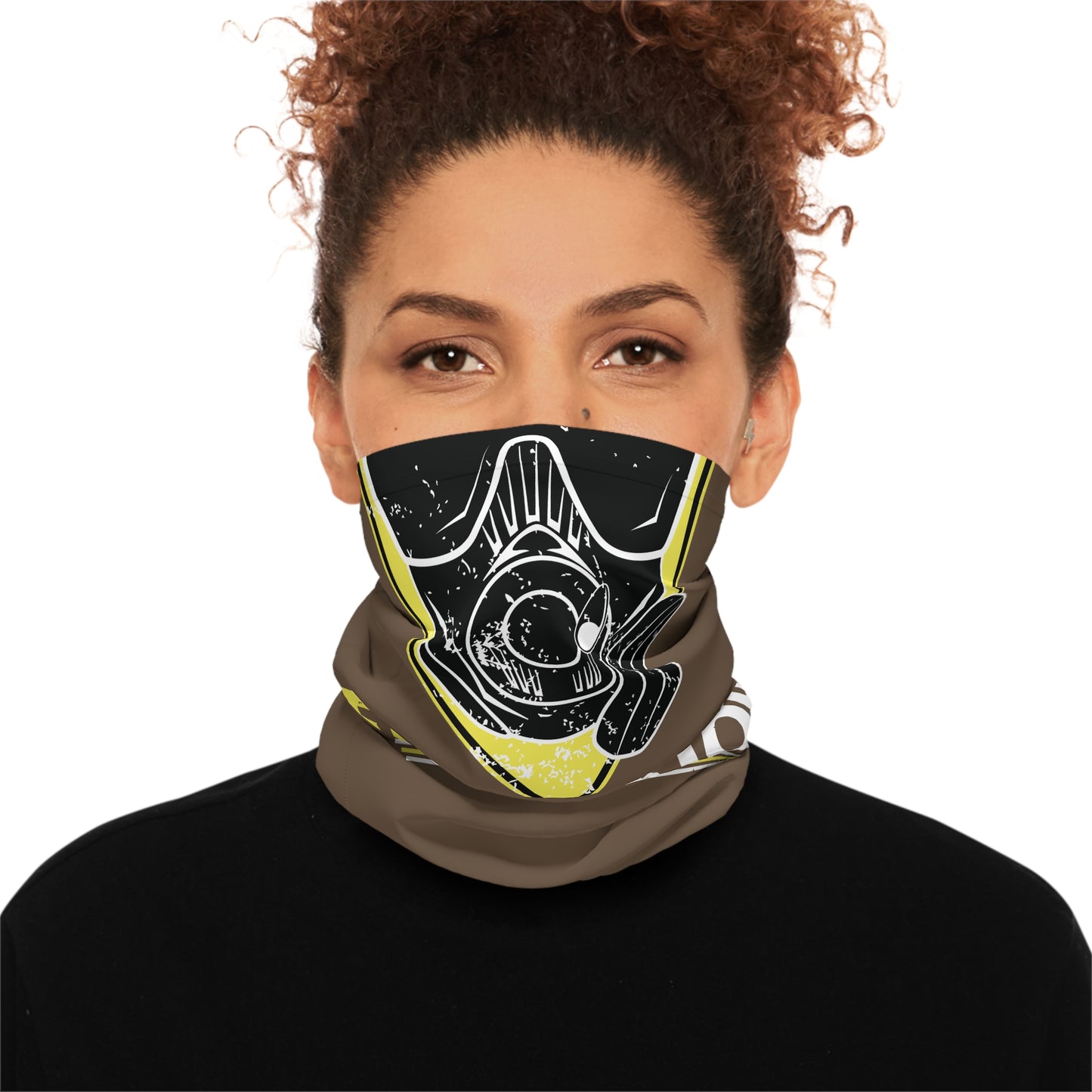 Brown Copy of Operation Enduring Warrior Mask Lightweight Neck Gaiter