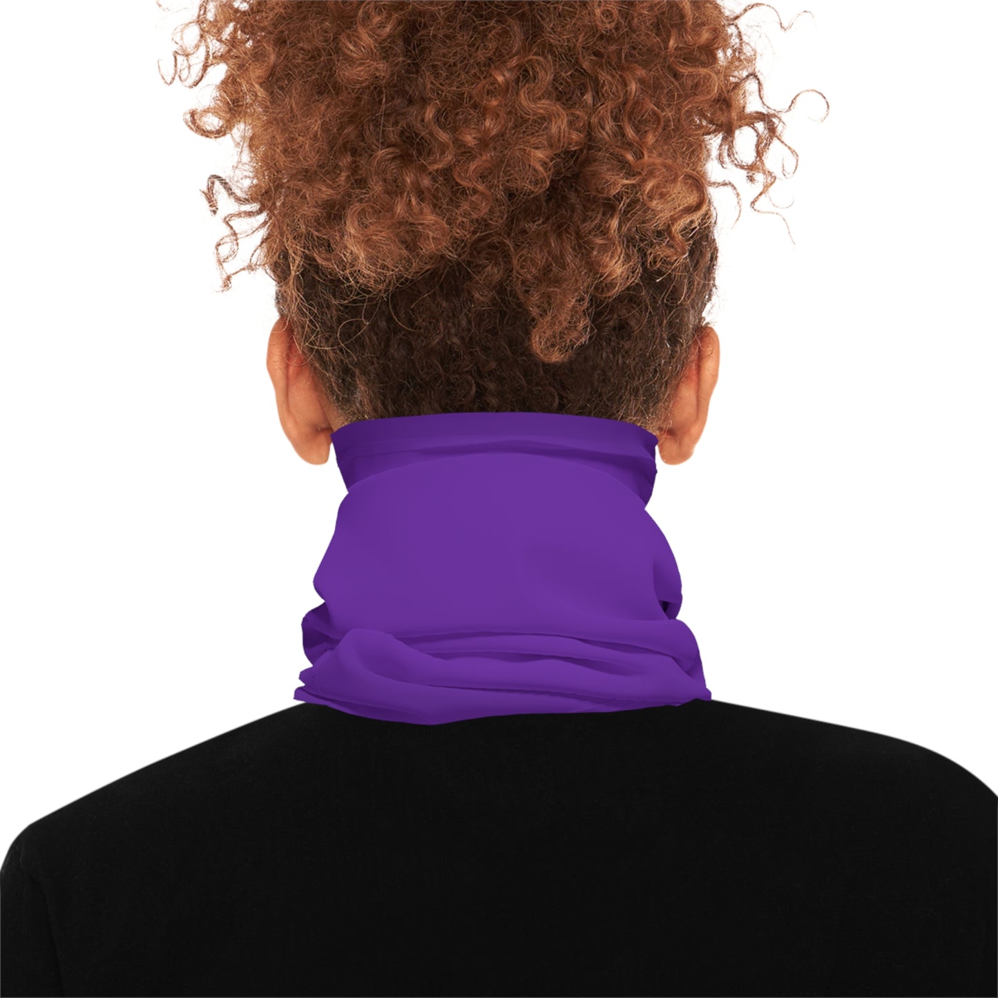 Purple Solo Color Midweight Neck Gaiter